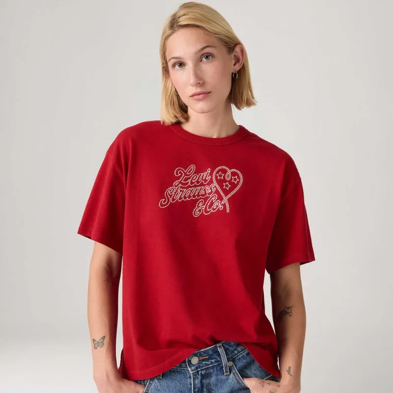 Camiseta Levi's® Graphic Vintage Vermelha - M USA | M BR
