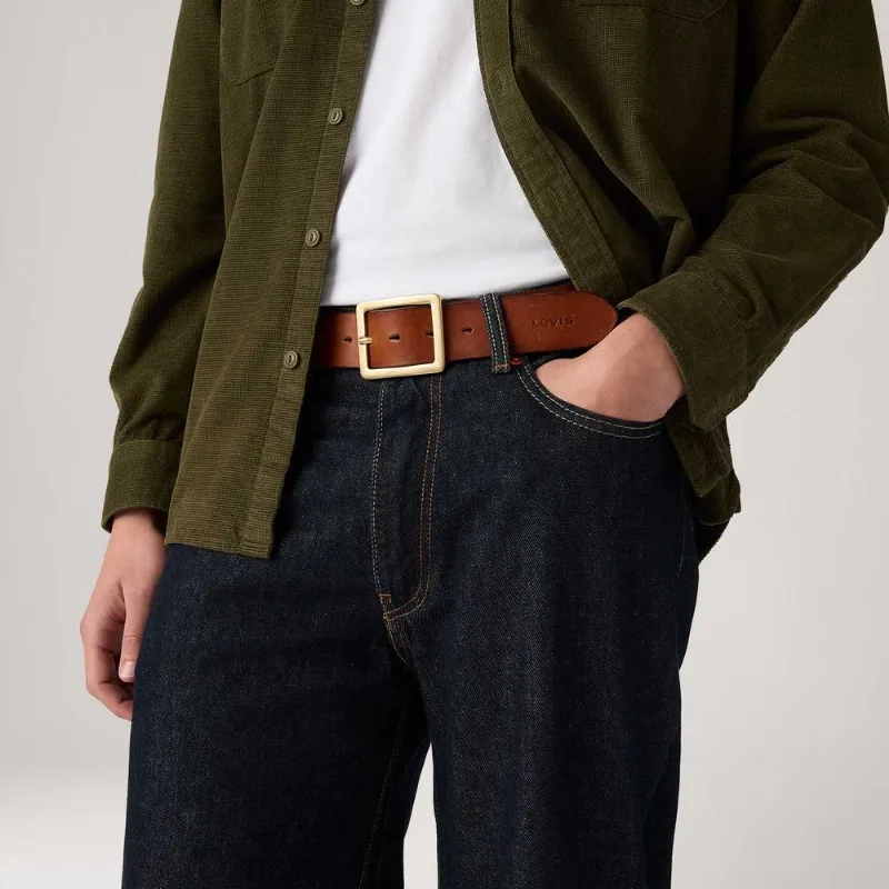 Cinto Levi's® Mason Centerbar Marrom - 40 USA | 110 cm