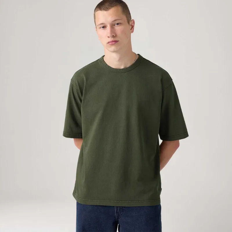 Camiseta Levi's® Hevyweight Loose Verde Escuro - M USA | M BR