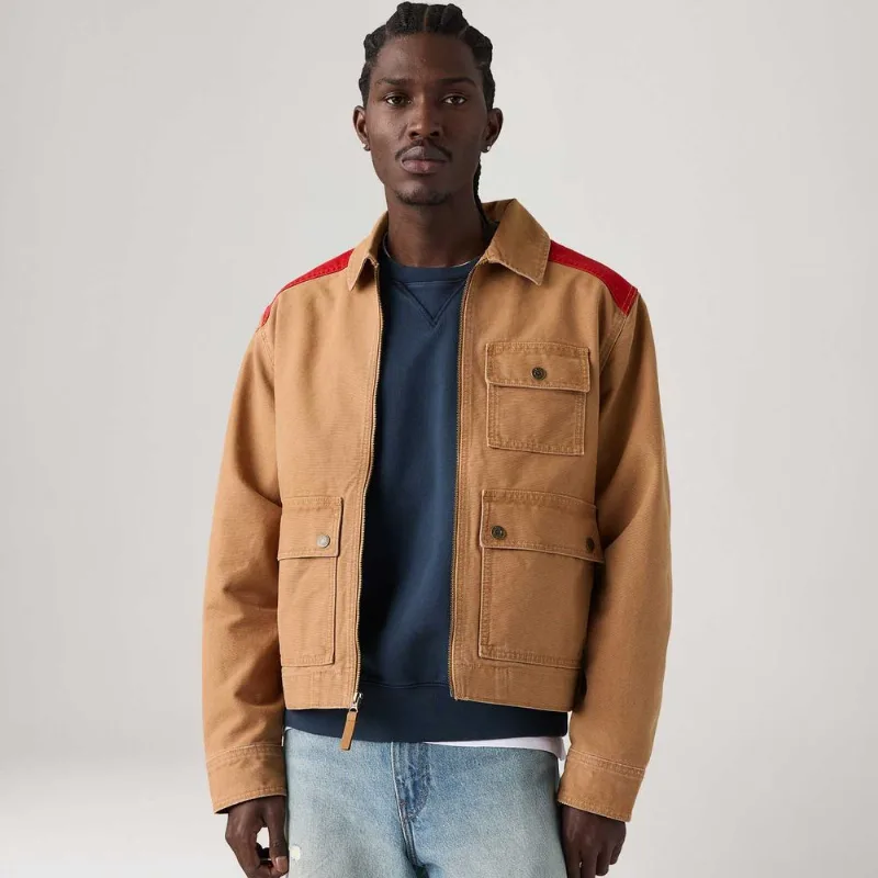 Jaqueta Levi's® Newell Utility Marrom Claro - XXL USA | EGG BR