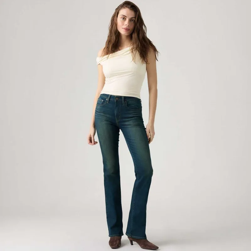Calça Jeans Levi's® 725® High Rise Bootcut Lavagem Escura - 30X34 USA | 41 BR