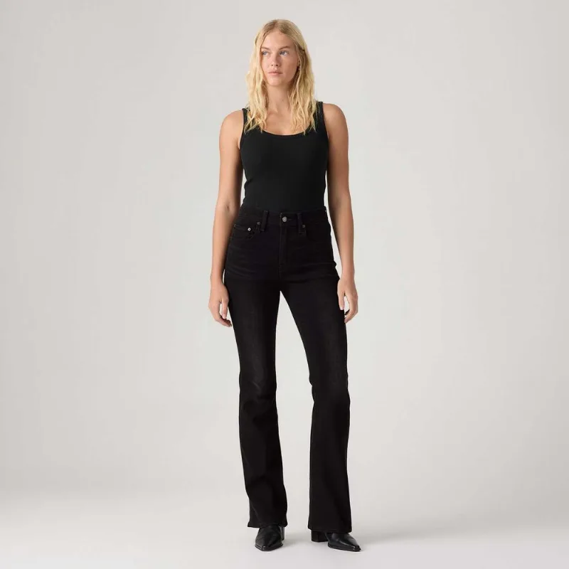 Calça Jeans Levi's® 726® High Rise Flare Preta - 32X34 USA | 43 BR