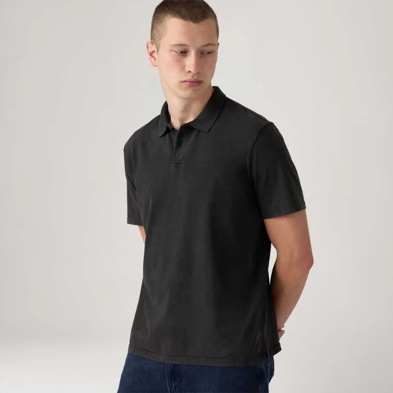 Polo Levi's® Authentic Cinza Escuro Manga Curta - L USA | G BR