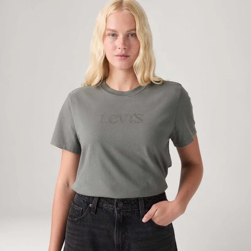 Camiseta Levi's® Favorite Graphic Cinza Manga Curta - S USA | P BR