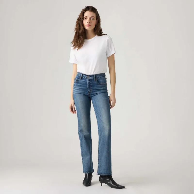 Calça Jeans Levi's® 723® High Rise Straight Lavagem Média - 26X32 USA | 37 BR