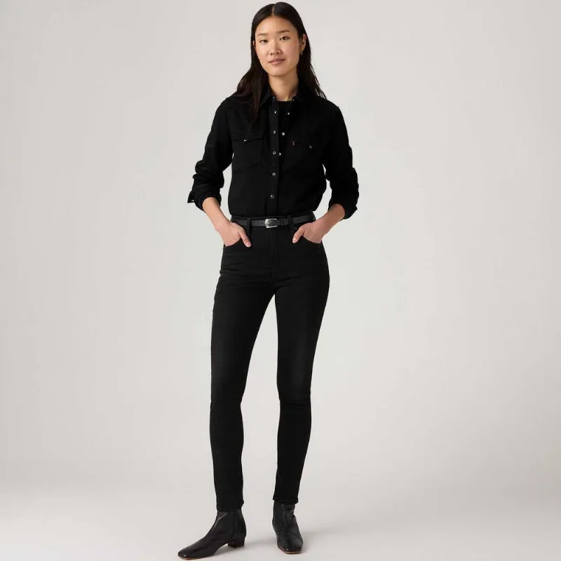 Calça Jeans Levi's® 721® High Rise Skinny Preta - 33X32 USA | 44 BR