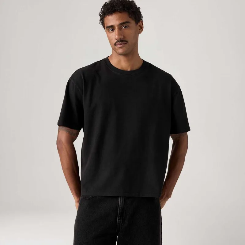 Camiseta Levi's® Boxy Tee Preta Manga Curta - M USA | M BR