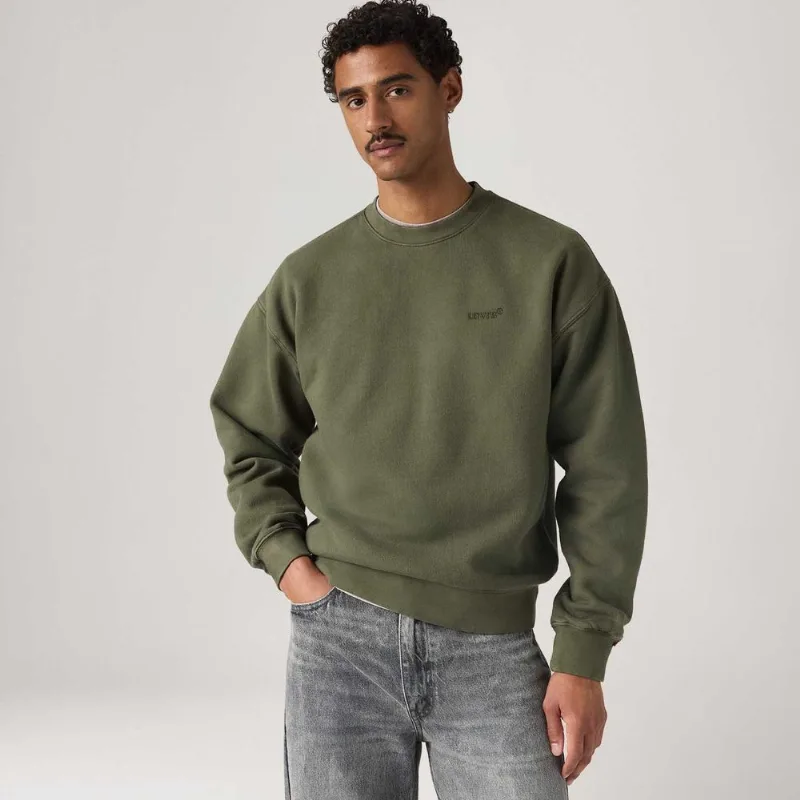 Moletom Levi's® Authentic Crew-Neck Preto - L USA | G BR