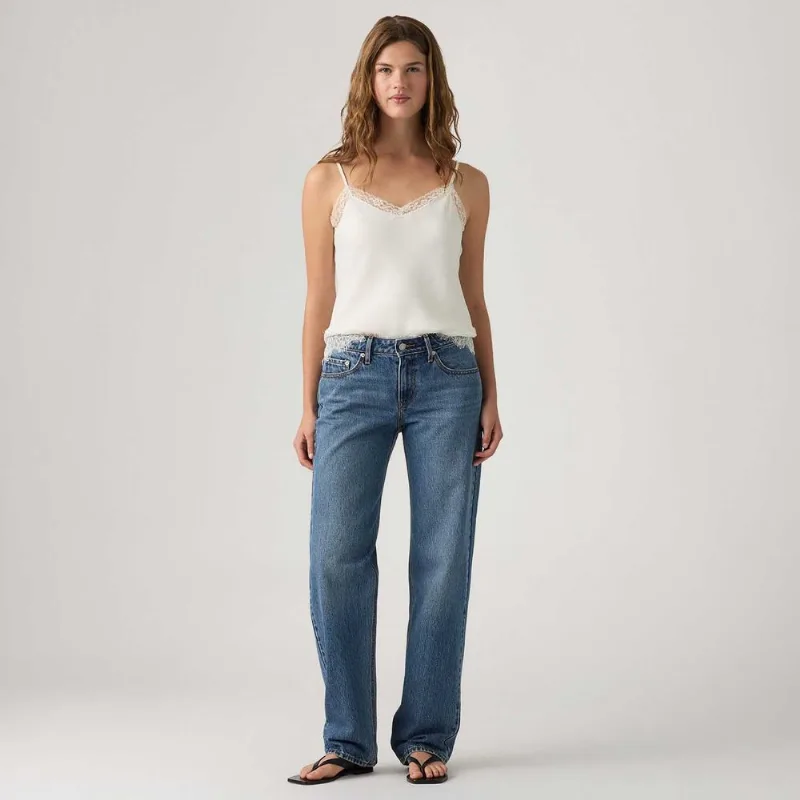 Calça Jeans Levi's® Low Straight Lavagem Média - 33X33 USA | 44 BR