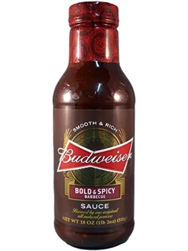 Molho Budweiser 510g Bbq Bold Spicy - BUDWEISER
