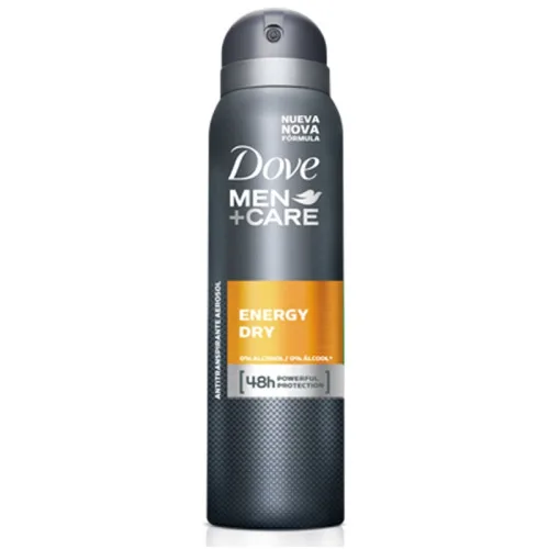 Desodorante Antitranspirante Aerosol Dove Men Care Energy Dry 89g - DOVE MEN CARE