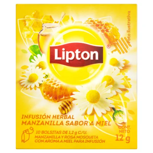 Chá De Camomila Com Mel Lipton Caixa 12g 10 Unidades - LIPTON