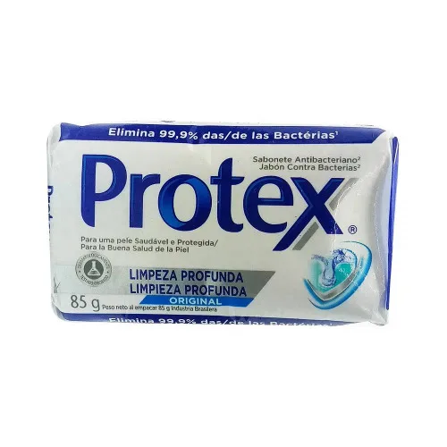 Sabonete Em Barra Antibacteriano Original Protex Limpeza Profunda Cartucho 85g - PROTEX