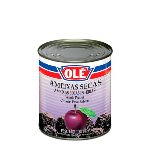 Ameixa Seca Ole Lt 12x | Ameixa Seca Inteiras Ole 200 - OLE