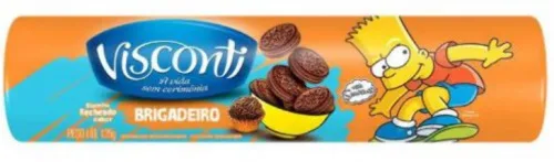 Biscoito Recheado Visconti Brigadeiro - BAUDUCCO