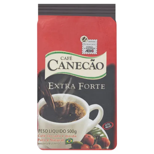 CAFÉ TORRADO E MOÍDO A VÁCUO EXTRAFORTE CAFÉ CANECÃO PACOTE 500G - CAFÉ