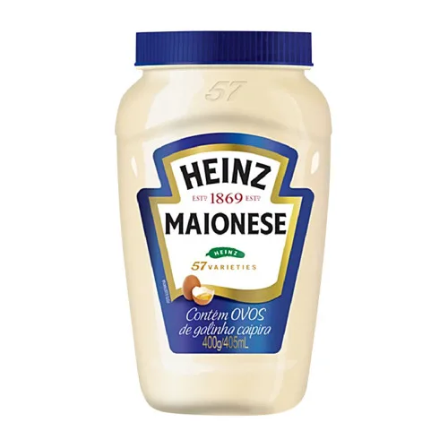 Maionese Tradicional Pote 400g Heinz - HEINZ