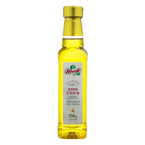 AZEITE DE OLIVA TIPO ÚNICO ESPANHOL RIVOLI GARRAFA 250ML - RIVOLI