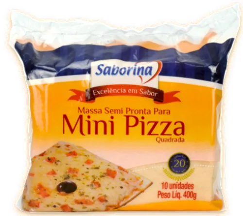 Massa Pizza Saborina Mini Baby C/10