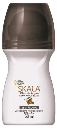 Desodorante Roll On Skala 60ml Óleo Argan Unit - SKALA