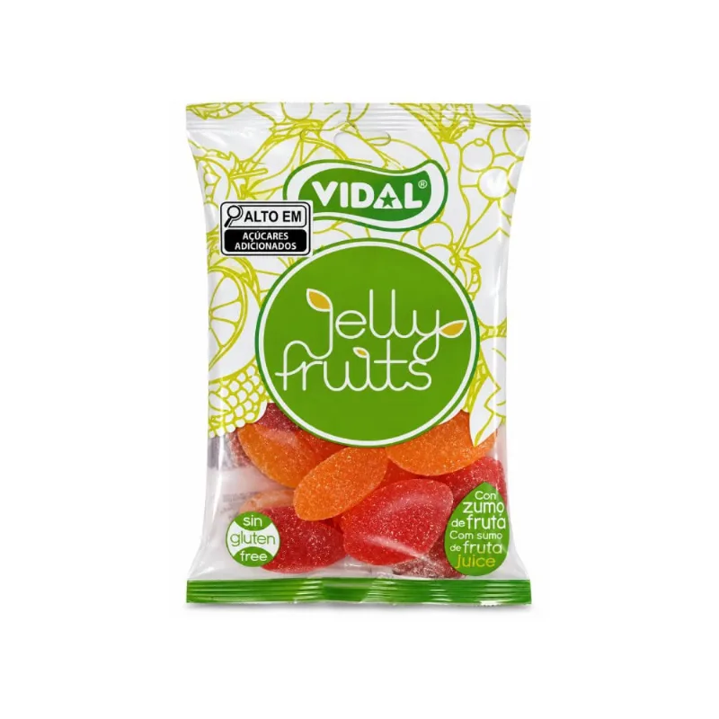 Bala de Goma Jelly Fruit Vidal 90g