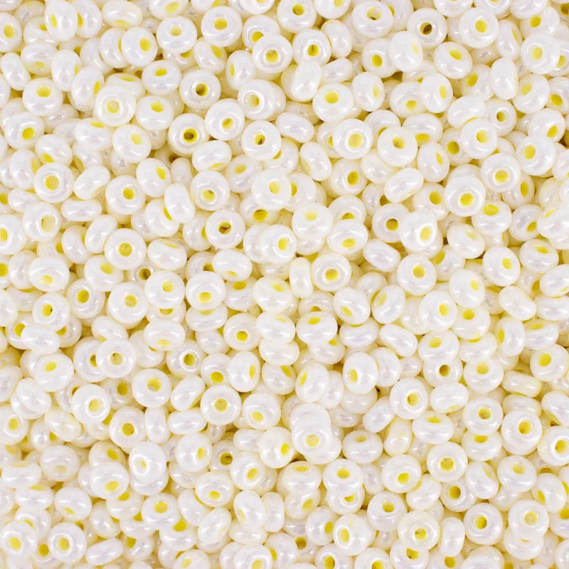 Miçangão Premium Perolado 3.6Mm (6/0) Em Vidro Com 450G 482Mp - Creme 482