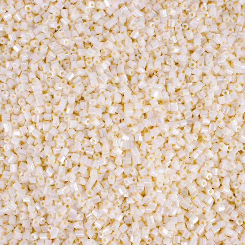 Vidrilho Premium Perolado 2.2Mm Em Vidro Com 450G 481Vp - Branco 481