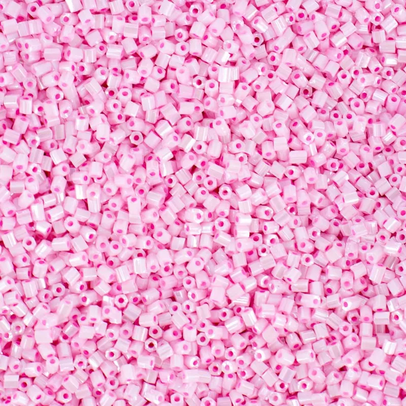 Vidrilho Premium Perolado 2.2Mm Em Vidro Com 450G 484Vp - Rosa 484