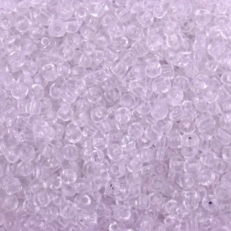 Miçangão Transparente 3.6Mm (6/0) Em Vidro Com 450G Cristal Transparente
