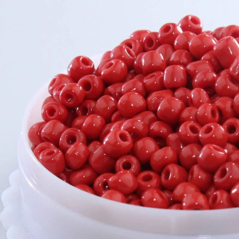 MIÇANGAO 3.6MM (6/0) VIDRO COM 450GR 045M - Vermelho 45