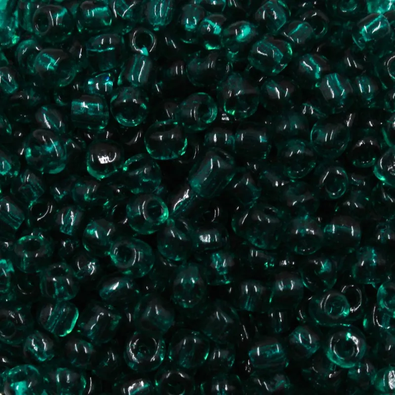 MIÇANGAO TRANSPARENTE 3.6MM (6/0) EM VIDRO COM 500GR Verde 23A