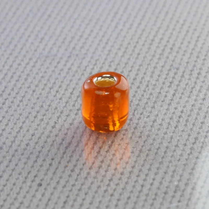 MIÇANGAO 3.6MM (6/0) VIDRO COM 450GR 030 - Laranja-Prata-30