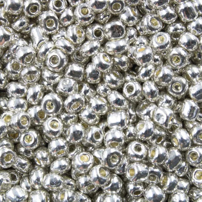MIÇANGAO METALIZADO 3.6MM EM VIDRO COM 450GR 301M - Prata 301M