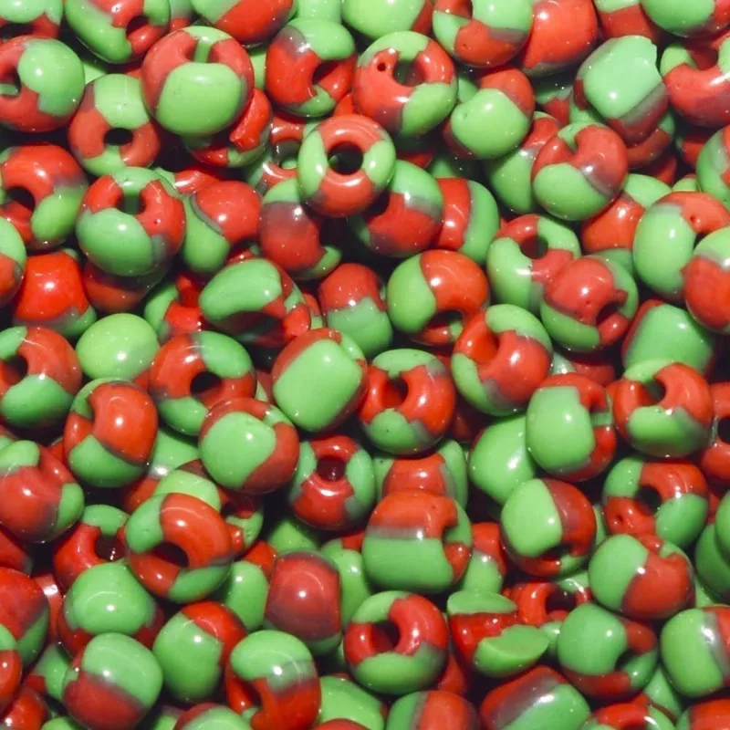 MIÇANGAO 3.6MM (6/0) VIDRO COM 450GR 475M - Verde/Vermelho