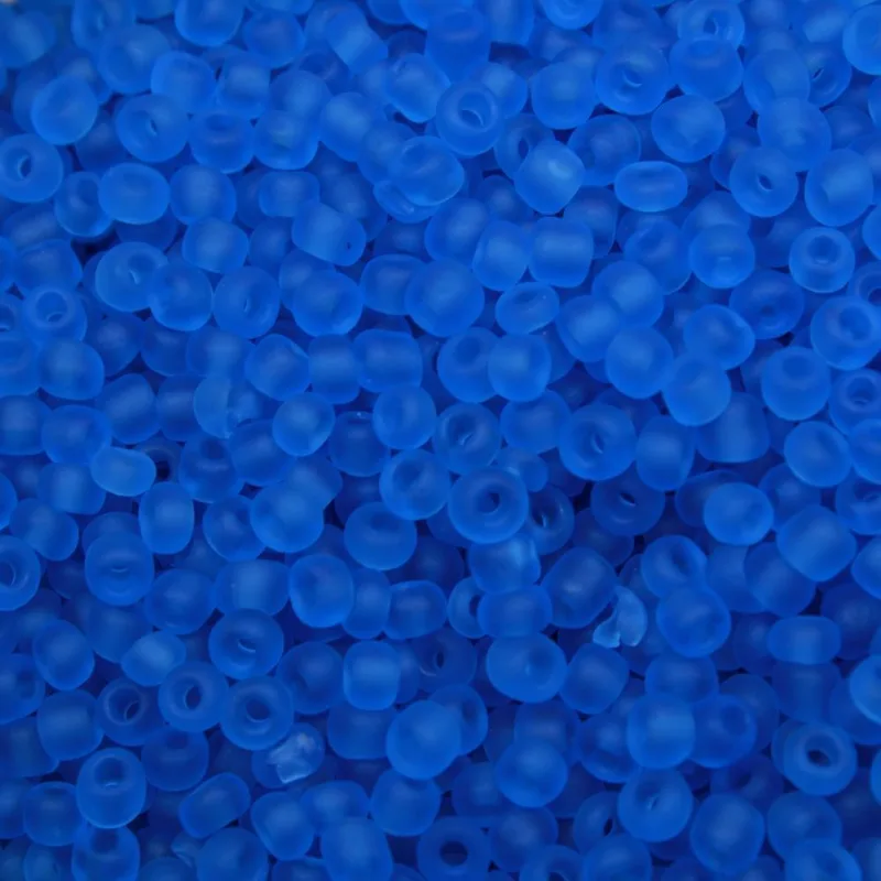 MIÇANGAO FOSCO 3.6MM (6/0) EM VIDRO COM 450GR M3b - Azul Fosco M3b