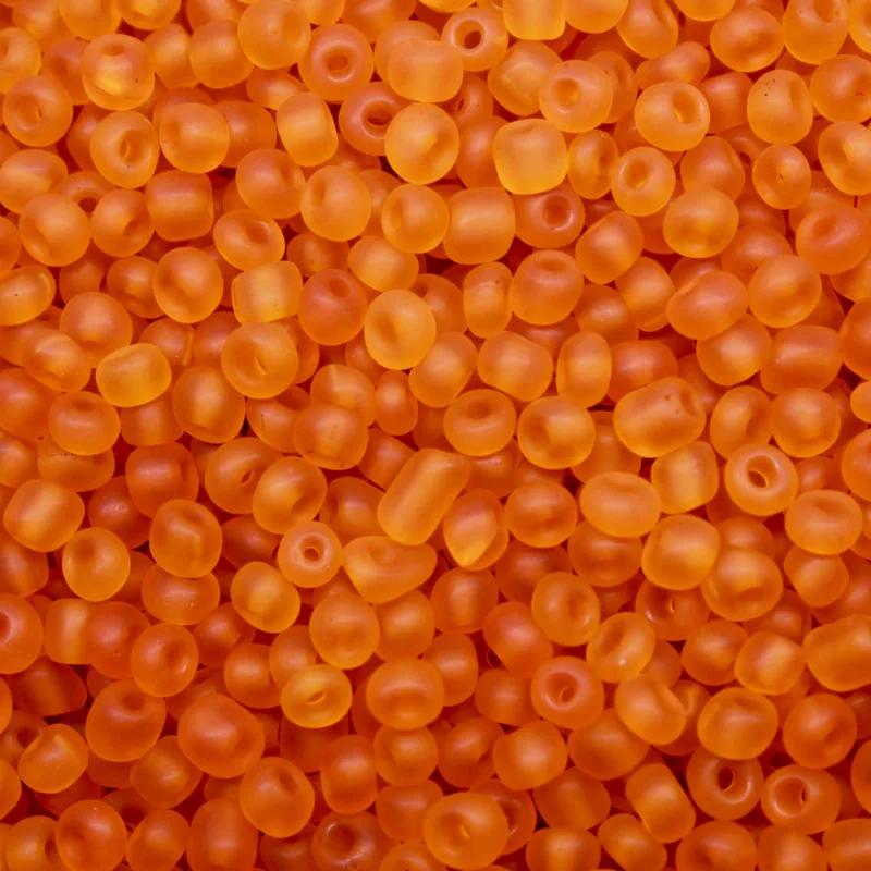 MIÇANGAO FOSCO 3.6MM (6/0) EM VIDRO COM 450GR M9b - Laranja Fosco M9b