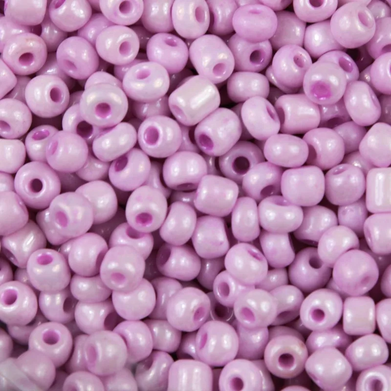 MIÇANGAO PEROLADO 3.6MM (6/0) EM VIDRO COM 450GR 048 - Lilas 048