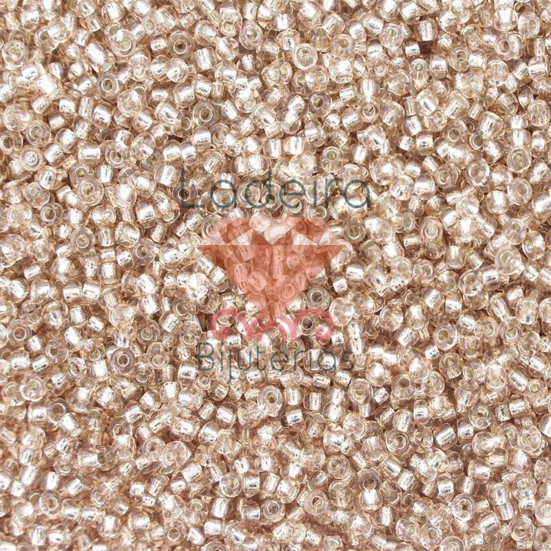 Miçanguinha 1.9Mm (12/0) Em Vidro Com 450Gr 056 - Marrom Claro