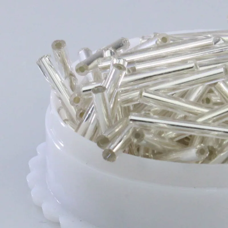 Canutilho 20Mm Em Vidro Com 450G 021M - Cristal 21
