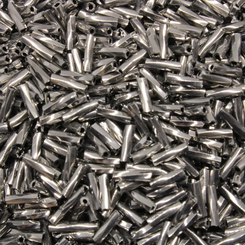 Canutilho Torcido 12Mm Em Vidro Com 450Gr 576M - Grafite