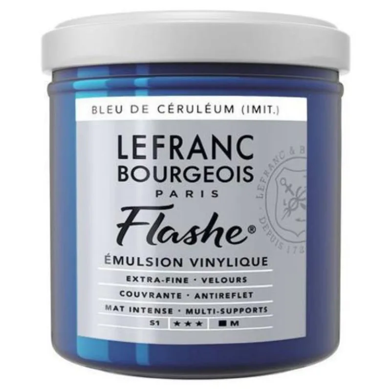Tinta Acrílica Flashe Lefranc 25Ml 065 Cerulean Blue Hue