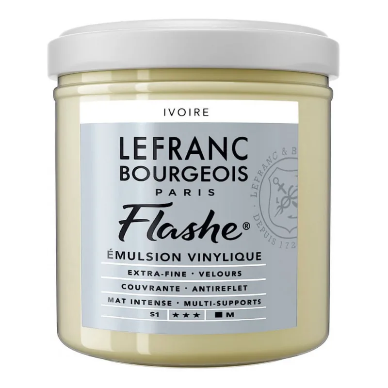 Tinta Acrílica Flashe 125ml S1 019 Ivory Lefranc & Bourgeois