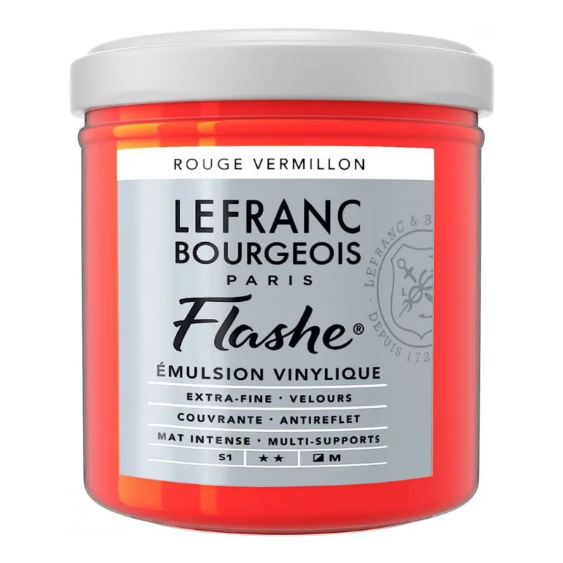 Tinta Acrílica Flashe 125ml S1 046 Vermilion Red Lefranc