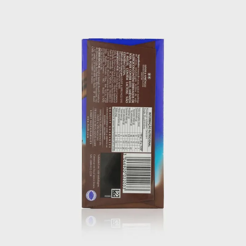Chocolate Lindt Classic Meio Amargo 52% Cacau 90g