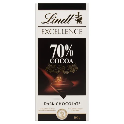 Chocolate Amargo 70 Cacau Lindt Excellence Caixa 100g - LINDT