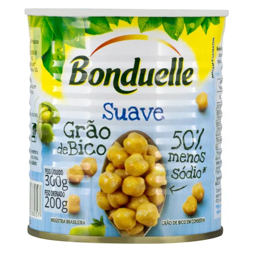 Grão De Bico Em Conserva Suave Bonduelle Lata 200g - BONDUELLE