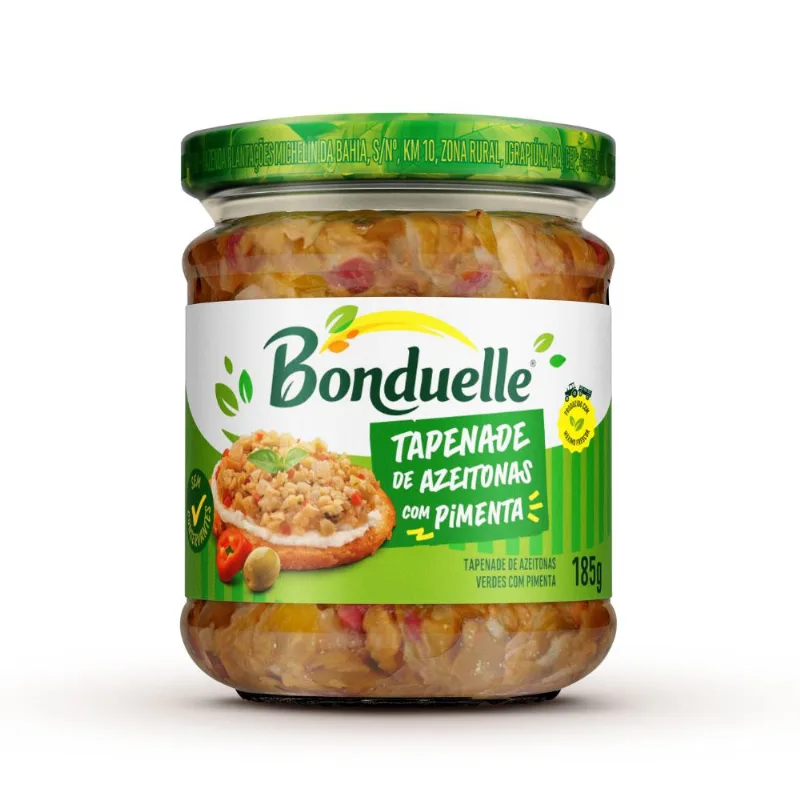 Tapenade de Azeitonas com Pimenta Bonduelle 185g