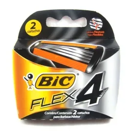 Cartucho Bic Flex 4 Com 2 Unidade - BIC