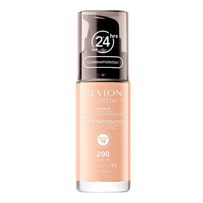 Base Líquida Revlon Colorstay Pump Combination Oily Nude 200 30ml - Revlon