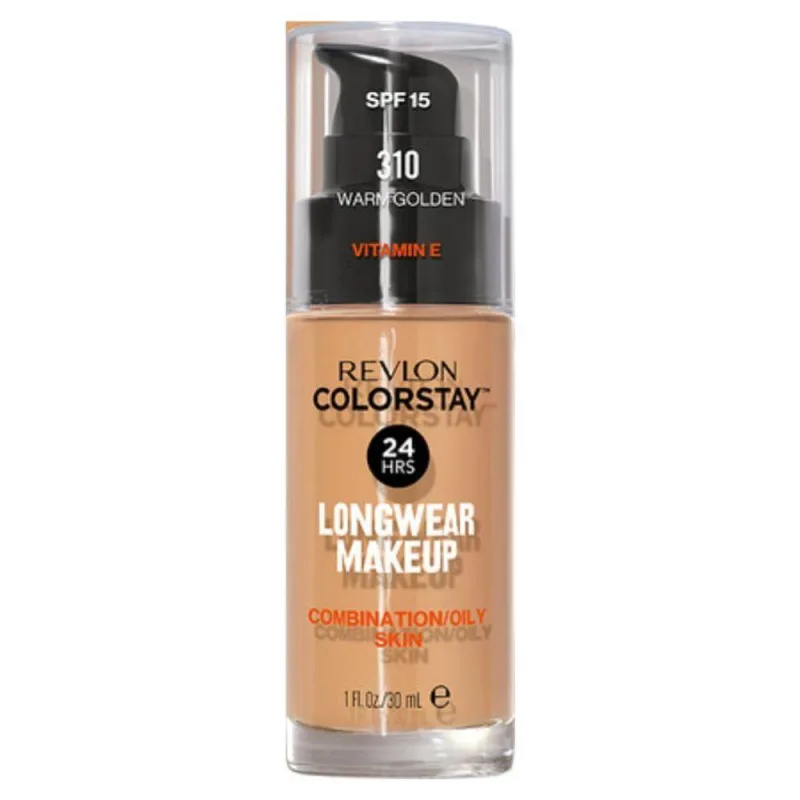 Base Líquida Colorstay Pump Pele Oleosa Alta Cobertura 24h Matte FPS 15 30ml - Não Informado